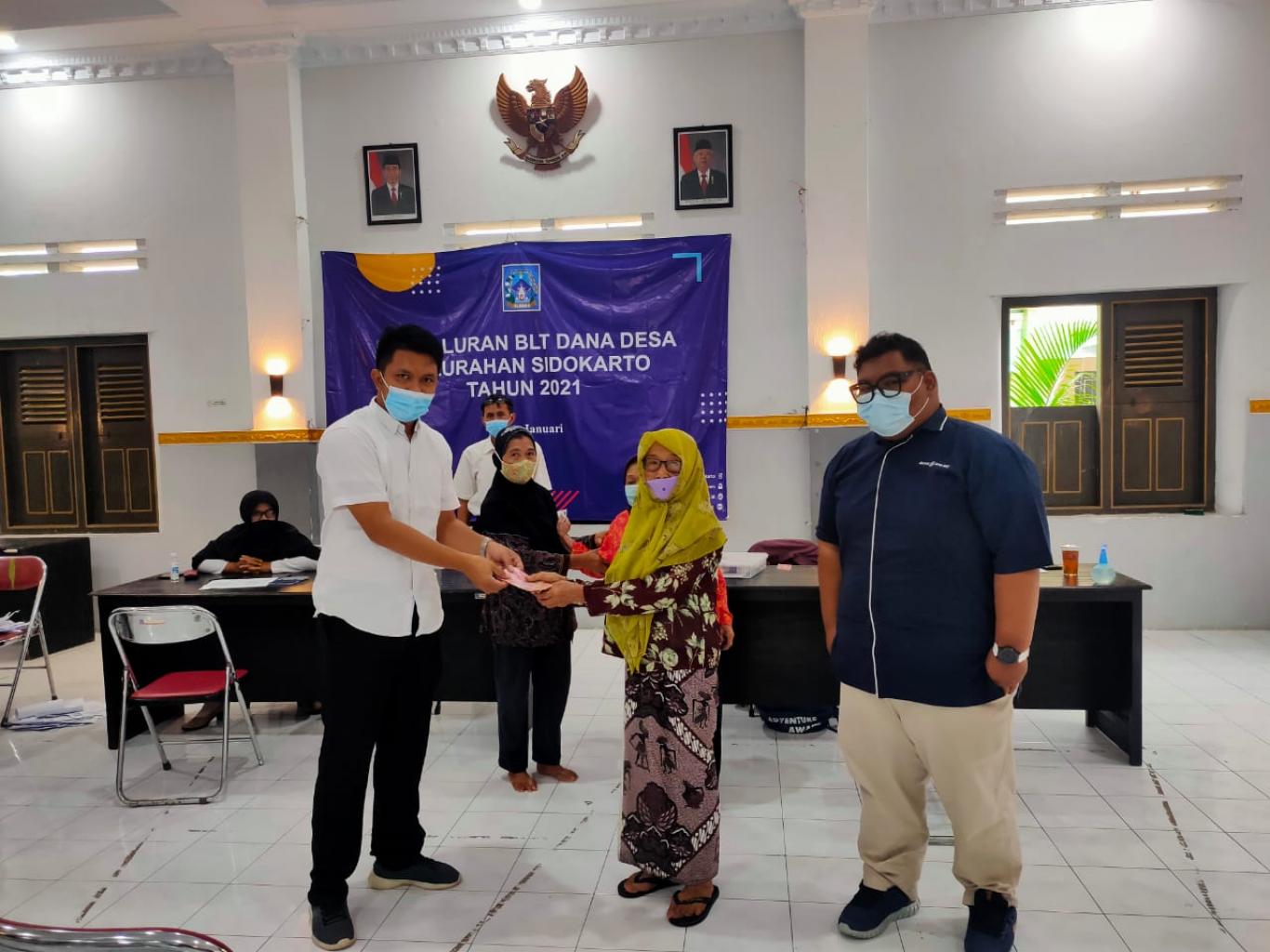 PENYALURAN BANTUAN BLT DD BULAN PERTAMA TAHUN 2021
